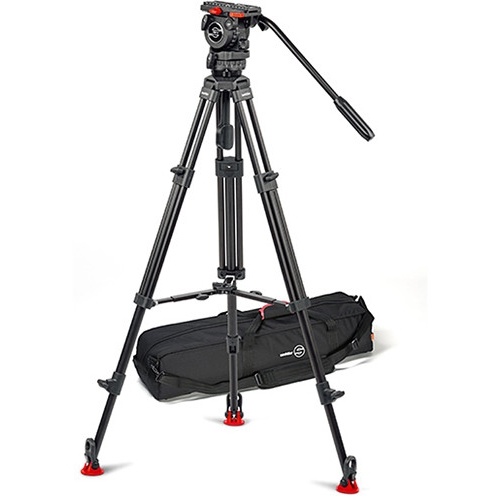 Sachtler 0373A Tripod System with FSB 4 Fluid Head, Aluminum Legs & Mid-Level Spreader