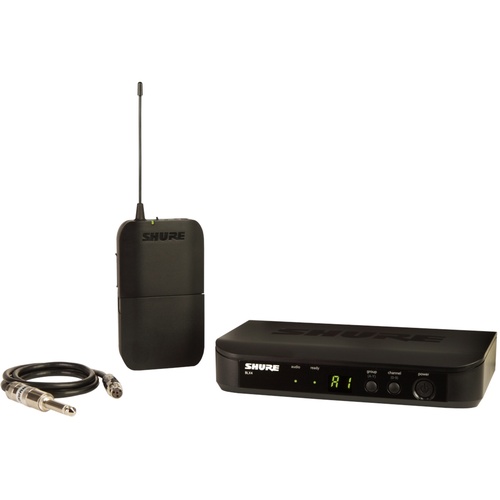 Shure BLX14 Guitar Wireless System W/ WA302 Guitar Cable (M17: 662-686 MHz)