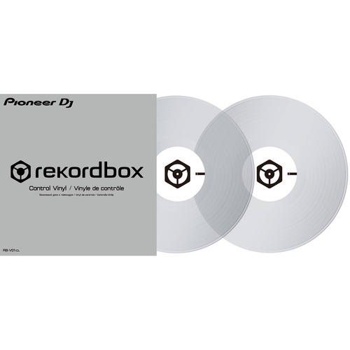 Pioneer DJ RB-VD1-CL Control Vinyl for rekordbox dj - Double Pack (Clear)