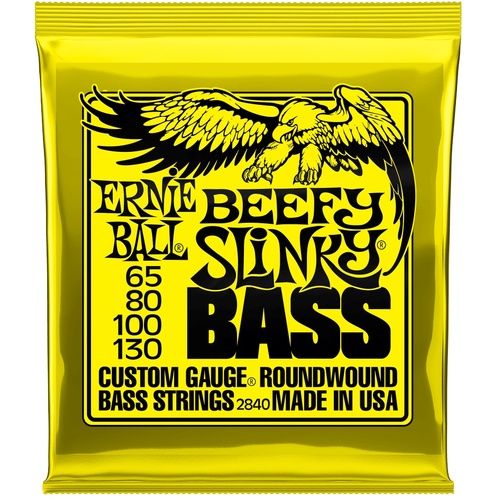Ernie Ball Beefy Slinky Bass Strings (65-130)