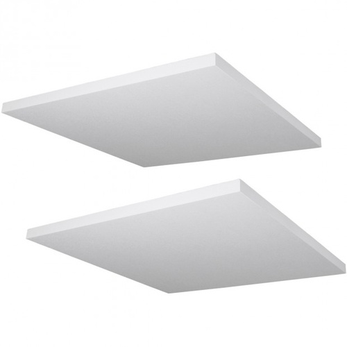 Primacoustic Paintable Square Acoustic Cloud Panel with Hardware - 2 pc (121.9 x 121.9 x 3.8cm)