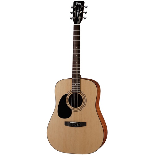Cort AD810 Standard Series Acoustic Guitar with Bag (Left Handed, Open Pore)