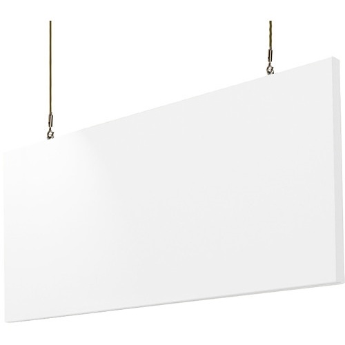 Primacoustic Saturna Hanging Ceiling Baffle with Corkscrew Anchors 2-pc (Paintable White)
