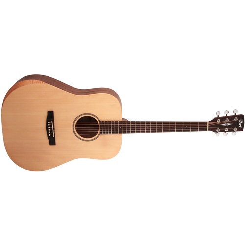 Cort Earth Bevel Cut Acoustic Guitar with Guitar Bag (Open Pore)