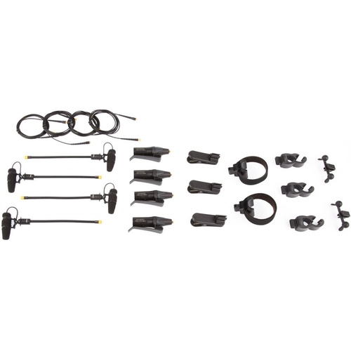 DPA Microphones d:vote Core 4099 Rock Touring Kit with 4 Mics and Accessories