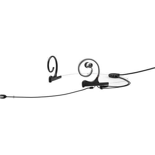 DPA d:fine In-Ear Broadcast Headset Mic, 2-Ear Mount, 1-In-Ear with MicroDot Connector