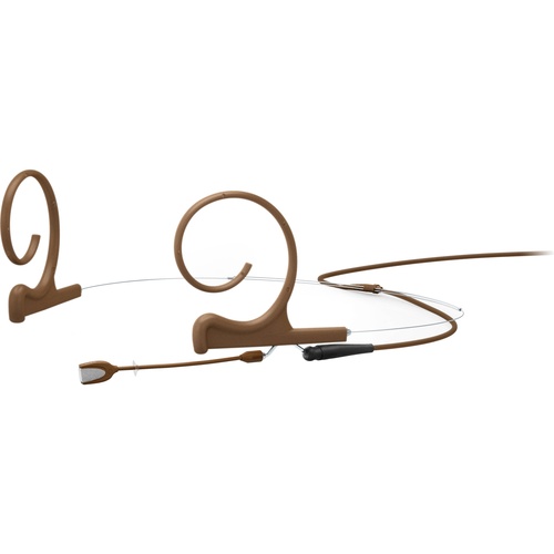 DPA d:fine Core 4166 Slim Omni Flex Headset Mic, 40mm Boom with MicroDot (Brown)