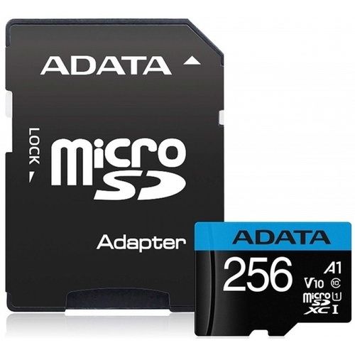 ADATA Premier microSDXC UHS-I A1 V10 Card with Adapter (256GB)