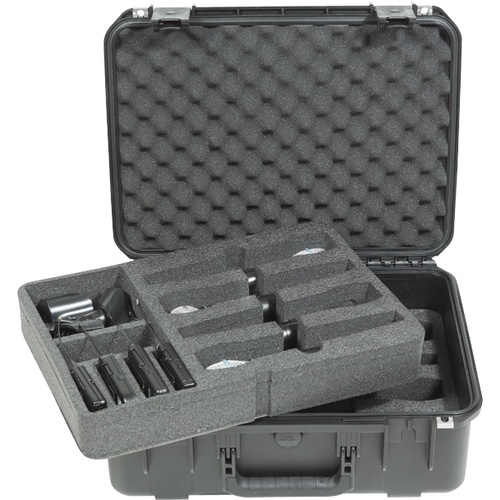 SKB 3i-1813-7WMC iSeries Injection Molded Mil-Standard Waterproof 8-Wireless Mic Case