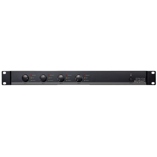 Audac EPA104 Quad-Channel Class-D Amplifier 4 X 100w - Crossover