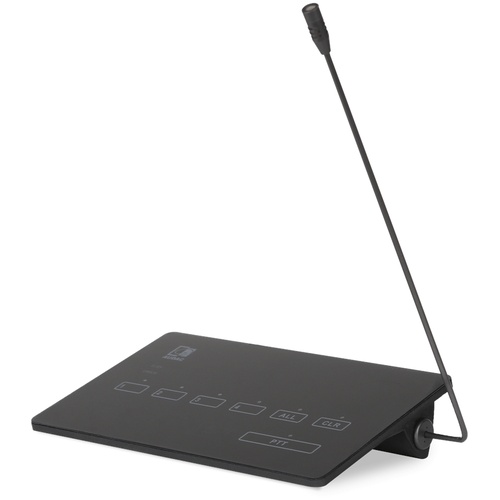 Audac MPX48 Surfacetouch Paging Microphone 4 Zones