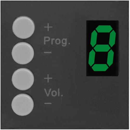 Audac MWX45-B MTX Wall Panel Controller 45 X 45mm (Black)