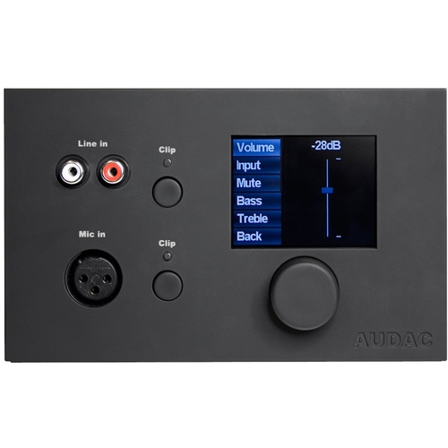 Audac MWX65-B All-In-One Wall Panel For MTX (Black)