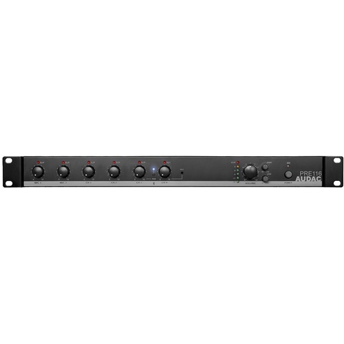 Audac PRE116 6 Channel Stereo Preamplifier