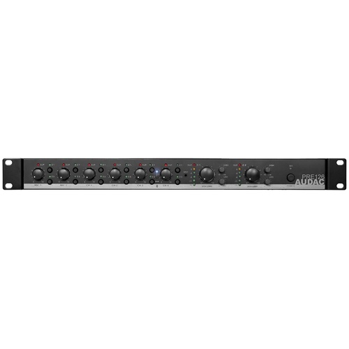 Audac PRE126 Two Zone 6 Channel Stereo Preamplifier