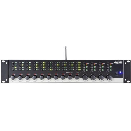 Audac PRE240 Four Zone 10 Channel Stereo Preamplifier