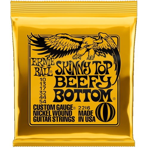 Ernie Ball Skinny Top Beefy Bottom Slinky Nickel Wound Electric Guitar Strings (10 - 54 Gauge)