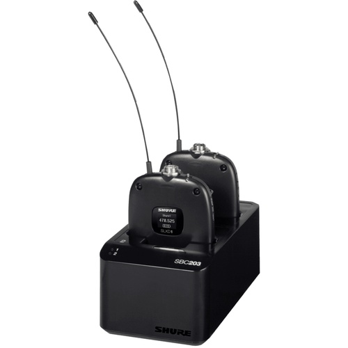 Shure SBC203 Dual Docking Recharging Station For SB903 Lithium-Ion Battery
