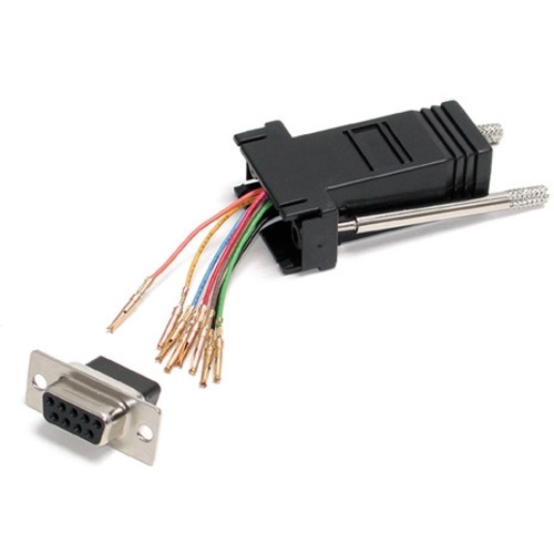 StarTech DB9 to RJ-45 Female to Female Modular Adapter (Black)