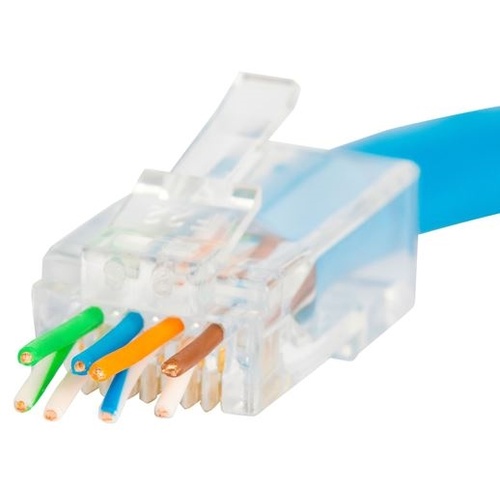 DYNAMIX CAT6A UTP Pass-Through Plug (20 Pack)