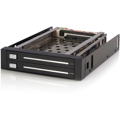 StarTech 3.5" SATA Hot-Swap Backplane Bay for Dual 2.5" HDD