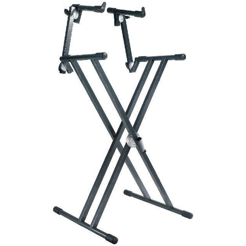 PROEL Keyboard Stand Double Tier Double Brace HEAVY DUTY