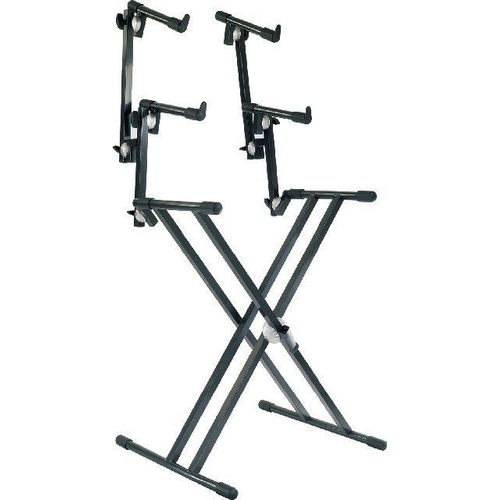 PROEL Keyboard Stand Triple Tier Double Brace HEAVY DUTY
