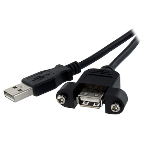 StarTech Panel Mount USB Cable A to A - F/M (30.4cm)