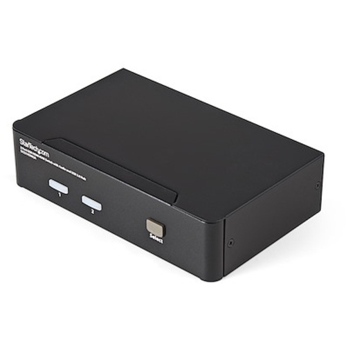 StarTech 2 Port USB HDMI KVM Switch with Audio and USB 2.0 Hub