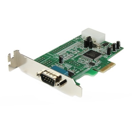 StarTech 1 Port Low Profile Native RS232 PCI Express Serial Card with 16550 UART