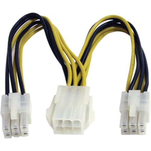 StarTech PCIe Power Splitter Cable (15.24cm)
