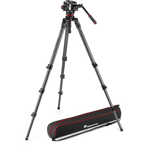 Manfrotto 504X Fluid Video Head with 536 Carbon Fiber Tripod