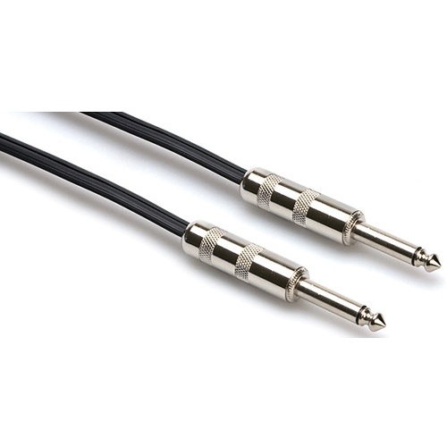 Hosa SKZ-600 Series 1/4" TS Male to 1/4" TS Male Speaker Cable (16 Gauge) - 5'