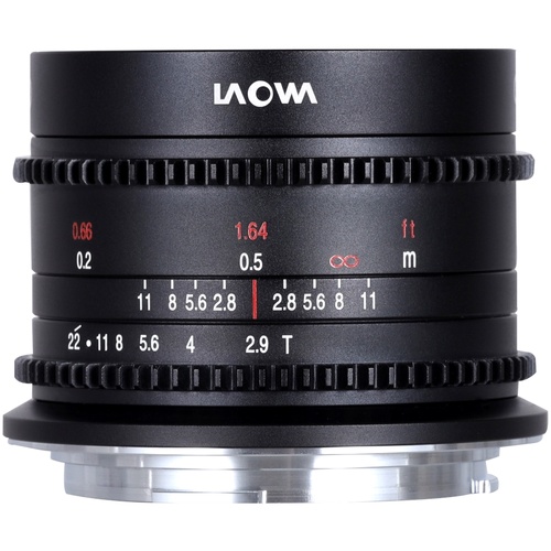 Laowa 9mm T2.9 Zero-D Cine for Canon RF (Dual Scale)