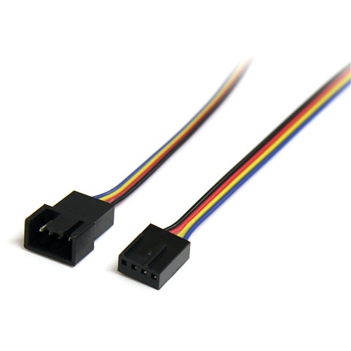 StarTech 4-Pin Fan Power Extension Cable - M/F (30.4cm)