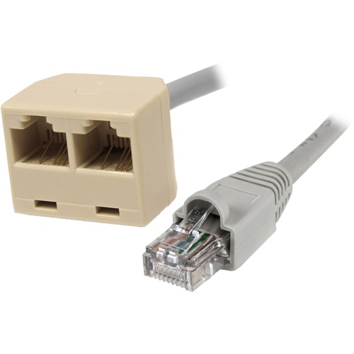 StarTech 2-to-1 RJ45 Splitter Adapter