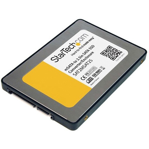 StarTech 2.5" SATA to Mini SATA SSD Adapter Enclosure (Silver)
