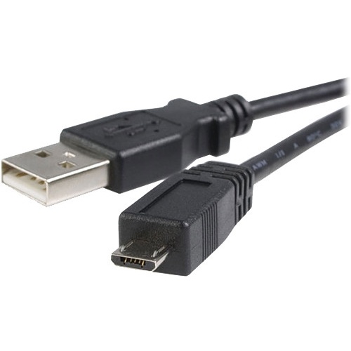 StarTech USB 2.0 Type-A to Micro-USB Cable (Black, 1m)