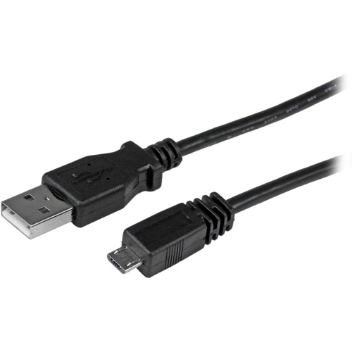 StarTech USB 2.0 Type-A to Micro-USB Cable (Black, 2m)