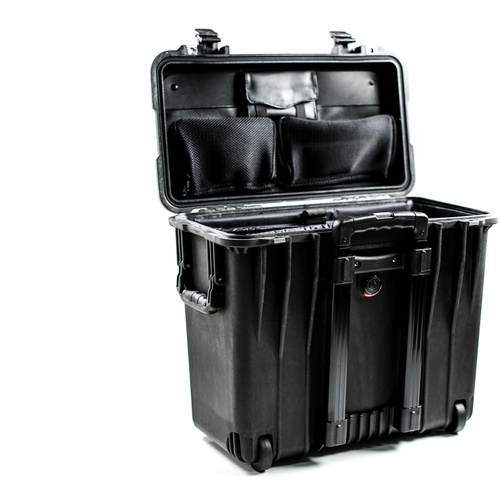 Pelican 1447 Top Loader Case (Black, With Office Dividers)