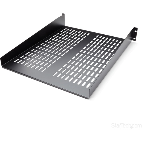 StarTech 2U Vented Fixed Rack Mount Shelf (55.8cm)