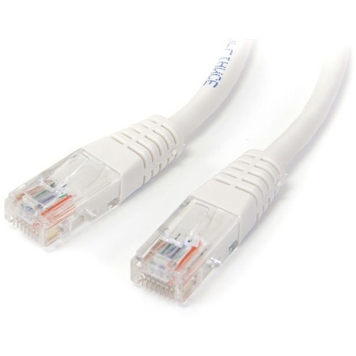 StarTech Cat5e Molded Cat5e Patch Cable (15m, White)