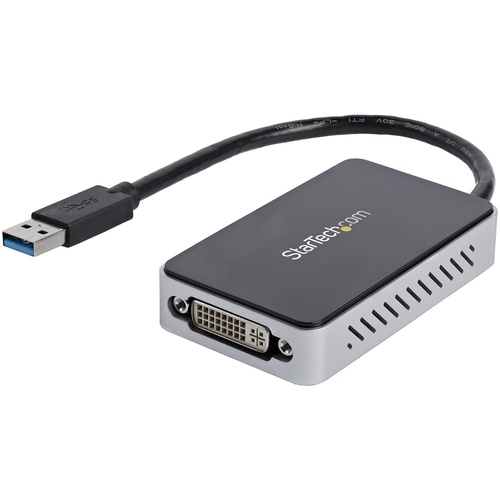 StarTech USB 3 to DVI Adapter with 1-Port USB Hub