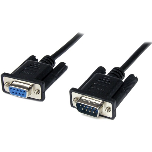 StarTech DB9 RS232 Null Modem Cable F/M (1m, Black)