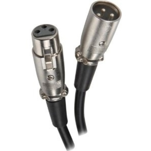 CHAUVET DJ 3-Pin DMX Cable (Black, 50'/15m)