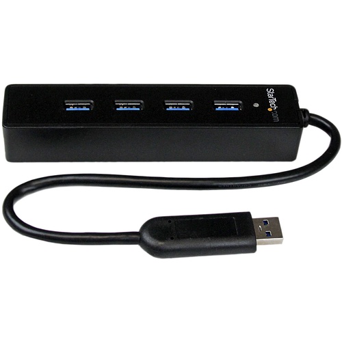 StarTech 4 Port SuperSpeed Portable USB 3.0 Hub