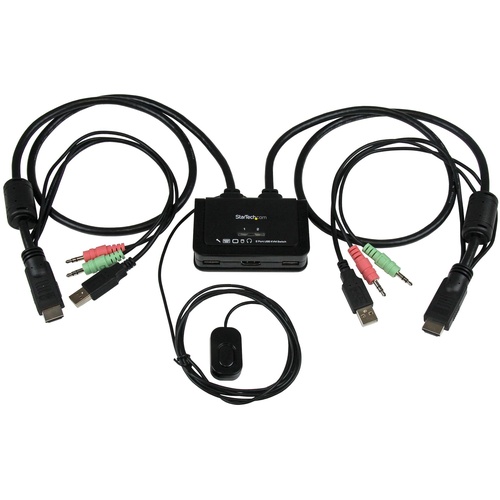StarTech 2 Port USB HDMI Cable KVM Switch