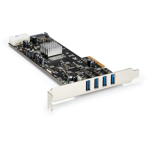 StarTech 4 Port Quad Bus PCIe USB 3 Card w/ UASP