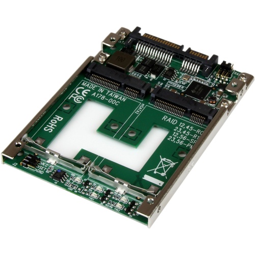 StarTech Dual mSATA SSD to 2.5 SATA RAID Adapter