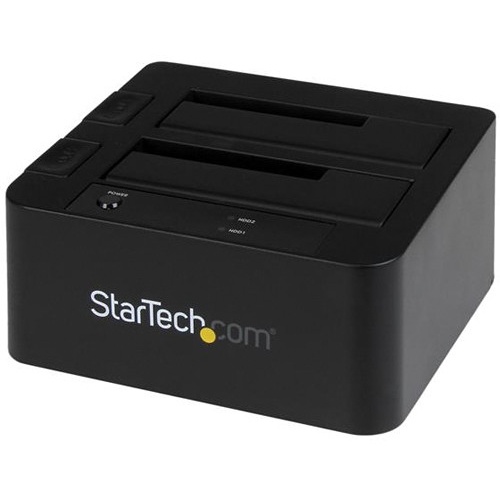 StarTech USB 3.0/eSATA to Dual 2.5/3.5" HDD/SSD Docking Station with UASP
